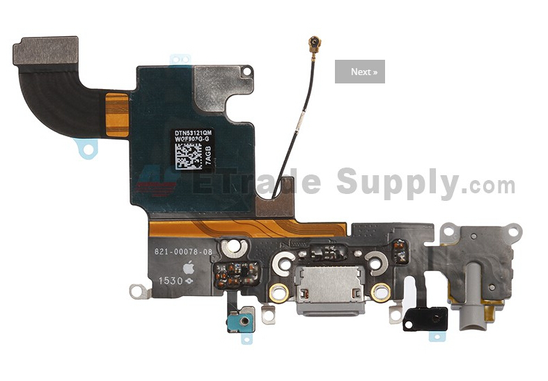 Replacement Part for Apple iPhone 6S Charging Port Flex Cable Ribbon