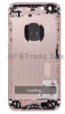 Replacement Part for Apple iPhone 6S Rear Housing with Apple Logo - Rose Gold - Without Words