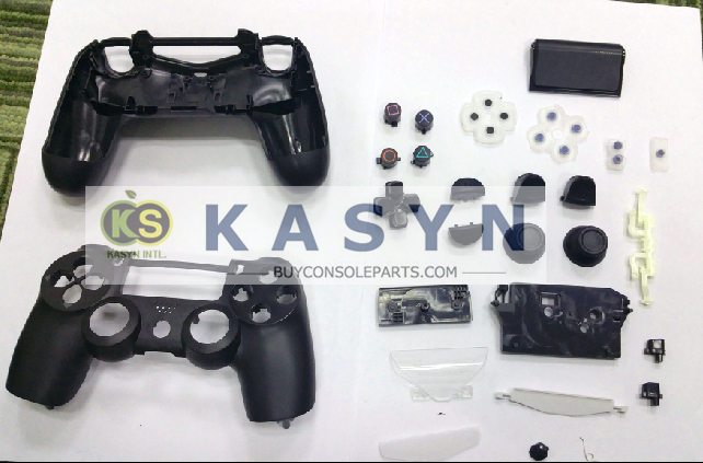 Replacement Protective Shell Case for PS4 Controller Black Original Replacement